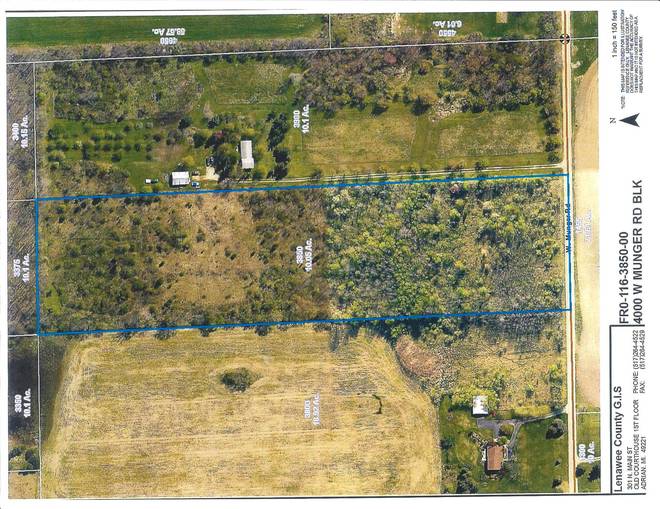 4000 Block W. Munger Road, Tipton, MI 49287 (Sold NYStateMLS Listing 10407588)