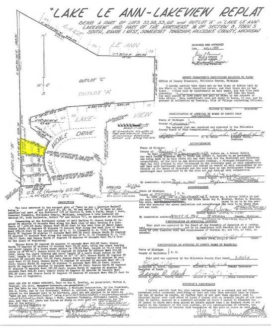 10674 Hillandale Dr, 99 Lake LeAnn Lakeview, Jerome, MI 49249 (Off