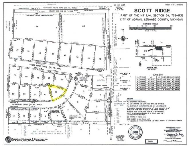 1164 Berkshire Dr, Lot 62, Adrian, MI 49221 (Sold MyStateMLS Listing 10621911)
